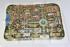Vintage 1940s Brookfield Zoo Illustrated Poster Map Chicago Zoological Graham picture