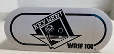 WRIF 101 FM Rock Radio Vintage Bumper Sticker Key West picture