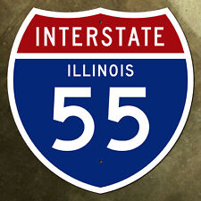 Illinois interstate route 55 highway marker road sign Chicago US 66 18x18 picture