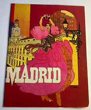 1960'S TWA AMBASSADOR SERVICE Madrid Spain MENU Bob Peak Art Service from Europe picture