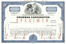 Grumman Corp. - Aviation Specimen Stock Certificate - Available in Blue, Brown o picture