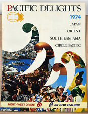 '74 Vintage Booklet Pacific Delights Air New Zealand Northwest Orient Tours Fare picture