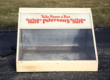 Vintage Peterson’s Hot Nut Warmer Carnival Circus Lighted Glass Display Case picture