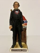 Vintage Jefferson Davis McCormick Mini Whiskey Decanter Americana Civil War picture