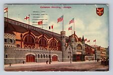 Chicago IL-Illinois, Coliseum Building, Antique Vintage Souvenir Postcard picture