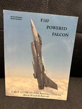 F16 F110 GENERAL ELECTRIC POWERED FALCON PILOT TRAINING BOOK 1989  picture