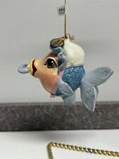 Katherine’s Collection 3-1/2” Baby Boy Kissing Fish New in Package Ornament picture