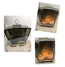 PartyLite Infinite Reflections Silver Carriage Lantern P92295 New no box picture
