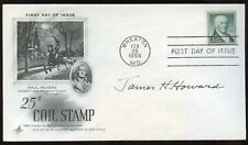 James H. Howard d1995 signed autograph FDC Medal of Honor Flying Tiger WWII picture
