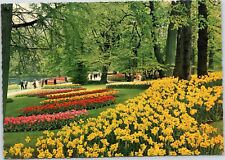 Netherlands postcard - Holland  flower garden park picture