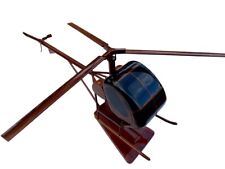 Hughes TH55 Osage Mahogany Wood Desktop Helicopter Model picture