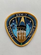 Original SpaceX SXM-7 FALCON 9 Mission patch 3.5” Mint Condition picture
