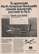 Aviation Magazine Print - North American Rockwell Aero Commander 685 (1972) picture