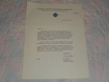 1967 Original Grumman Aircraft Engineering Corp. Letter Signed by Ed Dalva picture