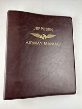 1970's - 80's Jeppesen Airway Manual / Binder (#2) w/Dividers, 7 Ring picture
