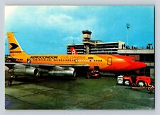 Airplane Postcard Aerocondor Airlines Issue Colombia Boeing 720 Movifoto C8 picture