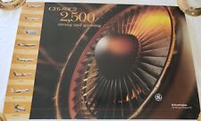 GE General Electric CF6-80C2 Wall Poster CF6 Turbofan Engine Aviation Plane20×30 picture