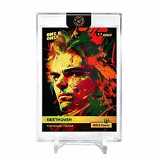 BEETHOVEN Composer, Pianist Art Card Holo Figures #BTCP - Wow *GOLD* 1/1 picture