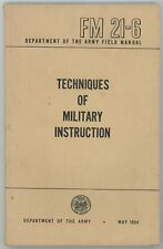 Techniques of Military Instruction US Army FM 21-6 Field Book 1954 picture