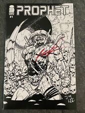 Prophet Remastered #1 Jim Lee Black And White Signed By Rob Liefeld Whatnot Sale picture