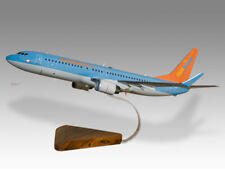Boeing 737-800 Sunwing Ver.2 Solid Mahogany Wood Handcrafted Display Model picture