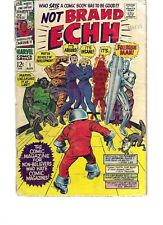 NOT BRAND ECHH #1 1967 Marvel comic Fantastic Four, Silver  Fair/Good 1.5 to 2.0 picture