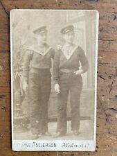 CDV of Navy Sailors Halmstad Sweden 1880 - 1890 Photo picture
