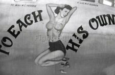 WW2 Picture Photo Pin NOSE ART B-24 Bomber Aircraft Woman Girl Pinup Sexy 3829 picture