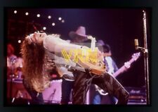 TED NUGENT AWESOME VINTAGE DUPE 35mm SLIDE TRANSPARENCY C46 fr. CIRCUS MAG picture