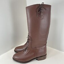 British or American Officer WW1 Semi-Dress Leather Riding Boots Size 8 Excellent picture