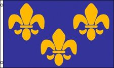 3'x5' 3 Fleur De Lis Flag French Cajun Creole Party Louisiana Banner France 3x5 picture