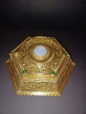 Antique French Brass Jewerly Box picture