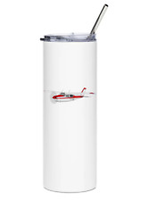 Cessna 210 Stainless Steel Water Tumbler with straw - 20oz. picture
