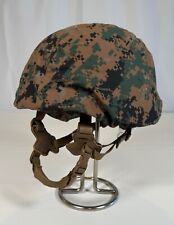 USMC BAE Systems Lightweight Helmet LWH w/ Chin Strap New Padding & Cover Medium picture
