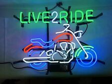 Live to Ride Neon  Light Sign 20