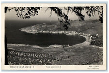 c1940's Panoramic View El Port de la Selva Catalonia Spain RPPC Photo Postcard picture