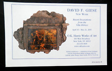 2005 PRINT AD, David Giese Art Exhibit, 