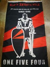USN VF-154 Black Knights Rule 3x5 ft Flag Banner  picture