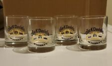 Jack Daniel's Old No 7 Tennessee Whiskey Est 1866 (SET OF 4) Small 6 oz Glasses picture