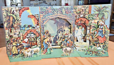 Die Krippe Christmas Nativity Pop Up Book German 1888- 1895? Paul Wagner READ picture