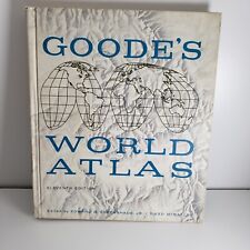 GOODE'S WORLD ATLAS- Vintage 1960- Eleventh Edition Hardback- Rand McNally picture