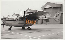 USAF Cessna O-2 Skymaster At Air Base, 1976 Postcard Size Photograph picture