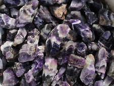 Chevron Amethyst - Large Rough Rocks for Tumbling - Bulk Wholesale 1LB options picture