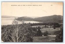 1949 Bird's Eye View Moosehead Lake Mt. Kineo In Distance Greenville ME Postcard picture