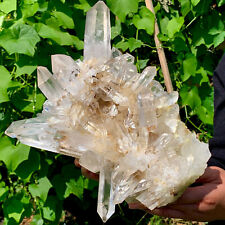 10.48LB  A+++Large Himalayan high-grade quartz clusters / mineralsls healing picture
