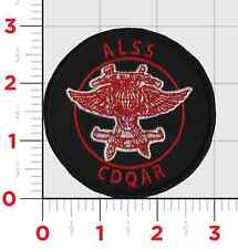 ALSS AVIATION LIFE SUPPORT QUAL QUALIFICATION CDQAR HOOK LOOP EMBROIDERED PATCH picture