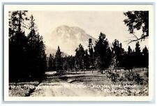 c1930s String Lake And Mt. Moran Jackson Lake Lodge Moron WY RPPC Photo Postcard picture