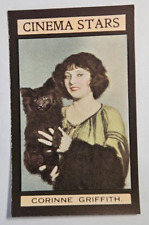 1924 Big Gun (Teofani) Cinema Stars Silent Film Large Card #20 Corinne Griffith picture