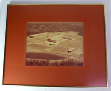 Vintage General Electric Plant Framed Photo Print 74' Daytona Beach FL 19.5x23.5 picture