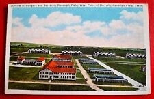 Randolph Field Texas Postcard West Point Of the Air Hangars Barracks unused picture